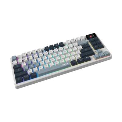 клавиатура MSI Forge GK600 TKL Sky Белый-черный