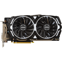 видеокарта MSI GeForce GTX 1060 Armor 6G V1