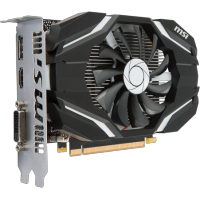 видеокарта MSI GeForce GTX 1050 Ti 4G OC