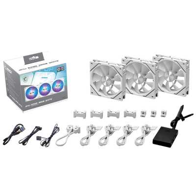 кулер MSI MPG EZ120 ARGB White 3 pack