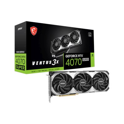видеокарта MSI nVidia GeForce RTX 4070 Super Ventus 3X 12G