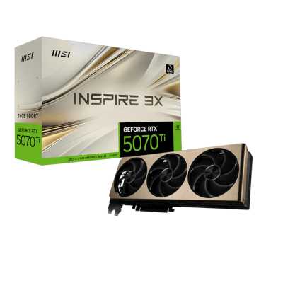 видеокарта MSI nVidia GeForce RTX 5070 Ti 16G Inspire 3X