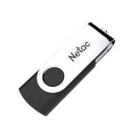 флешка Netac 32GB NT03U505N-032G-20BK Черный, серебристый
