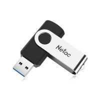 флешка Netac 32GB NT03U505N-032G-20BK Черный, серебристый