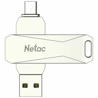 флешка Netac 32GB NT03U782C-032G-32PN Серебристый