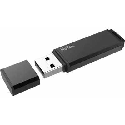 флешка Netac 64GB NT03U351N-064G-32BK Черный