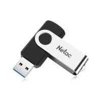 флешка Netac 64GB NT03U505N-064G-30BK Черный, серебристый
