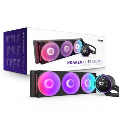 кулер NZXT Kraken Elite 420 RGB Black RL-KR42E-B2 Черный