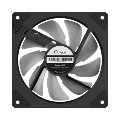 кулер Ocypus Gamma F12 Black ARGB Reverse Blade