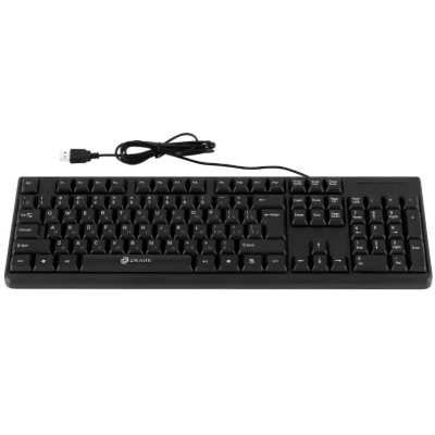клавиатура Oklick 100M HW3 Black Черный
