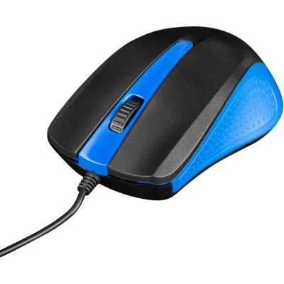 мышь Oklick 225M Black-Blue Черный-синий