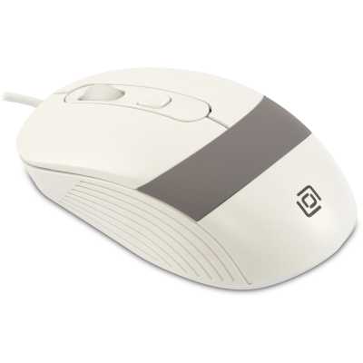 мышь Oklick 310M White-Grey Белый