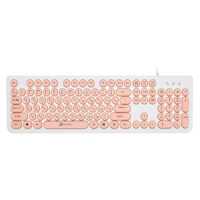 клавиатура Oklick 400MR White-Pink