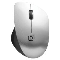 мышь Oklick 695MW Black-Silver Серебристый