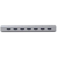 разветвитель USB Orico AS7P-U3-SV серебристый