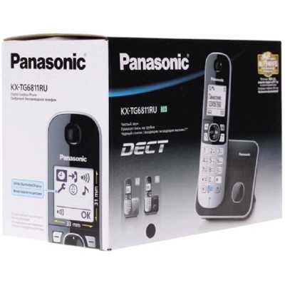 радиотелефон Panasonic KX-TG6811RUB