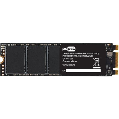 SSD диск PC PET 2Tb PCPS002T1 Черный