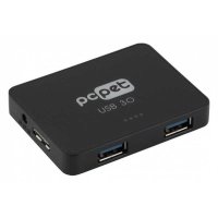 разветвитель USB PC PET BW-U3020A black черный