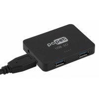 разветвитель USB PC PET BW-U3020A black черный