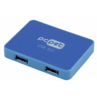 разветвитель USB PC PET BW-U3020A blue синий