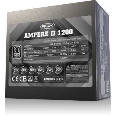 блок питания Raijintek Ampere II 1200W Black Черный