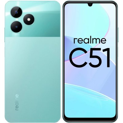 смартфон Realme C51 4/64GB Green зеленый