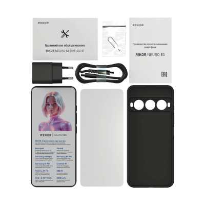 смартфон Rikor Neuro S5 8/256GB черный