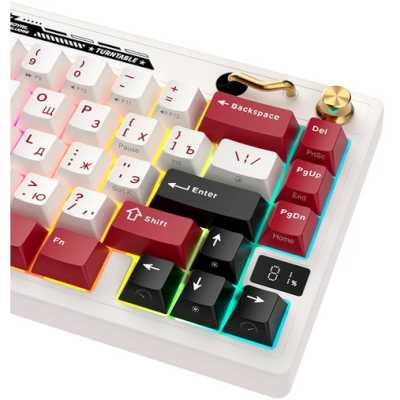 клавиатура Royal Kludge RK M65 Famicom 6935280827105 Белый-красный