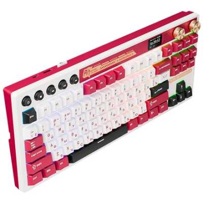 клавиатура Royal Kludge M87 6977576550779 Белый-красный