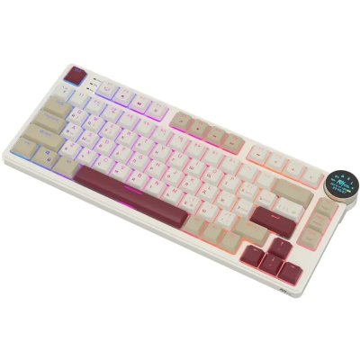 клавиатура Royal Kludge RK N80 Rosy Clouds 6977576550694 Бежевый-розовый