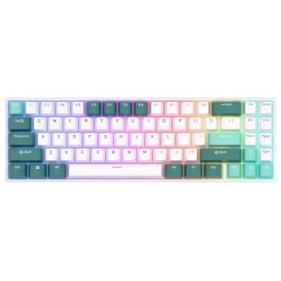 клавиатура Royal Kludge RK71 X003DLFXOR Белый-зеленый