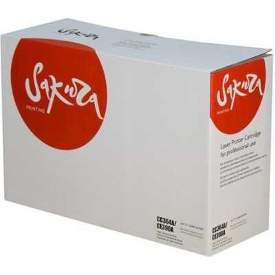 картридж Sakura SACC364A/CE390A черный