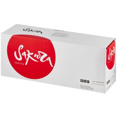 картридж Sakura SACE401A голубой