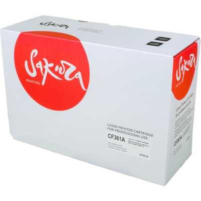 картридж Sakura SACF361A голубой
