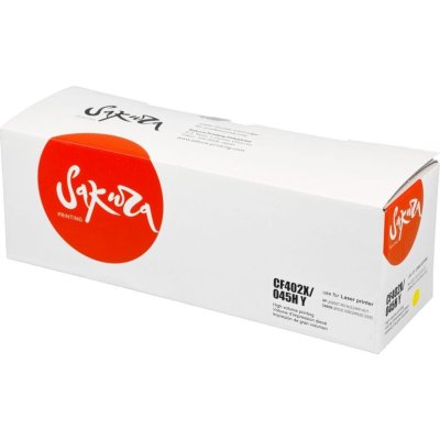 картридж Sakura SACF402X/045HY желтый