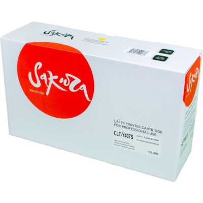 картридж Sakura SACLTY407S желтый
