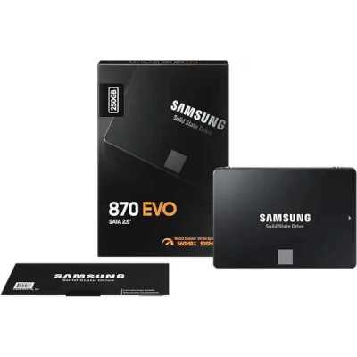 SSD диск Samsung 870 EVO 250Gb MZ-77E250BW Черный