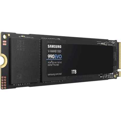 SSD диск Samsung 990 EVO 1Tb MZ-V9E1T0B/AM Черный