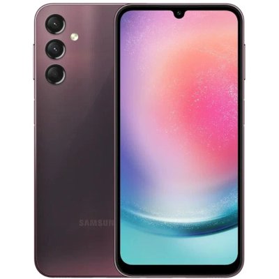 смартфон Samsung Galaxy A24 6/128GB Dark Red SM-A245FDRVCAU темно-красный