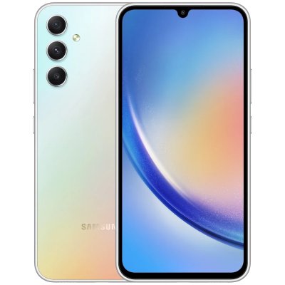 смартфон Samsung Galaxy A34 5G 8/128GB Silver SM-A346EZSCMEA серебристый