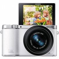 фотоаппарат Samsung NX3000 KIT Silver/White Серебристо-белый