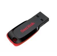 флешка SanDisk 128GB SDCZ50-128G-B35 Черный, красный