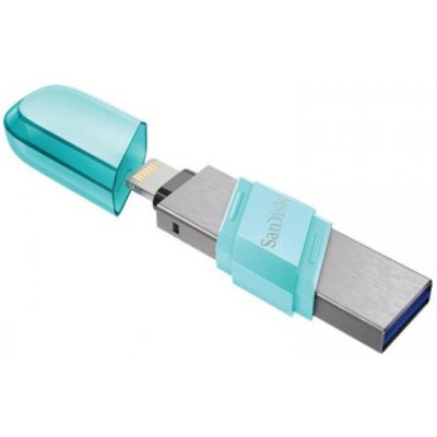 флешка SanDisk 128GB SDIX90N-128G-GN6NJ Бирюзовый
