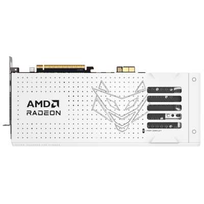 видеокарта Sapphire AMD Radeon RX 9070 XT Nitro+ OC PhantomLink Polar Edition 16Gb 11348-09-20G Белый