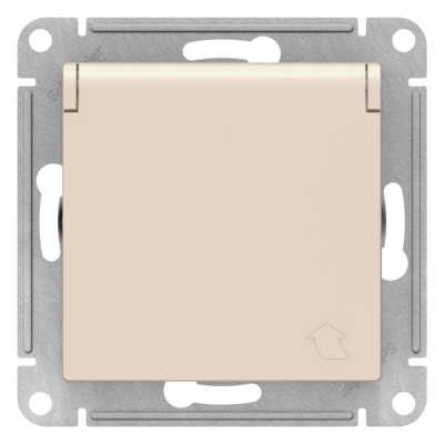 розетка силовая Schneider Electric AtlasDesign ATN000246 Бежевый