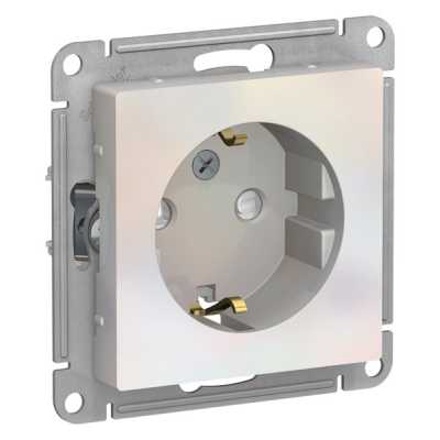 розетка силовая Schneider Electric AtlasDesign ATN000445 Жемчуг