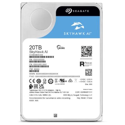 жесткий диск Seagate SkyHawk AI 20Tb ST20000VE002 Серебристый