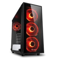 корпус Sharkoon TG4 Red
