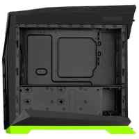 корпус SilverStone Raven RVX01BV-W Black-Green Window