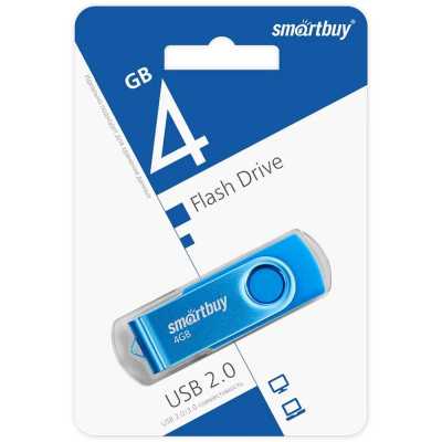 флешка SmartBuy 4GB SB004GB2TWB Синий